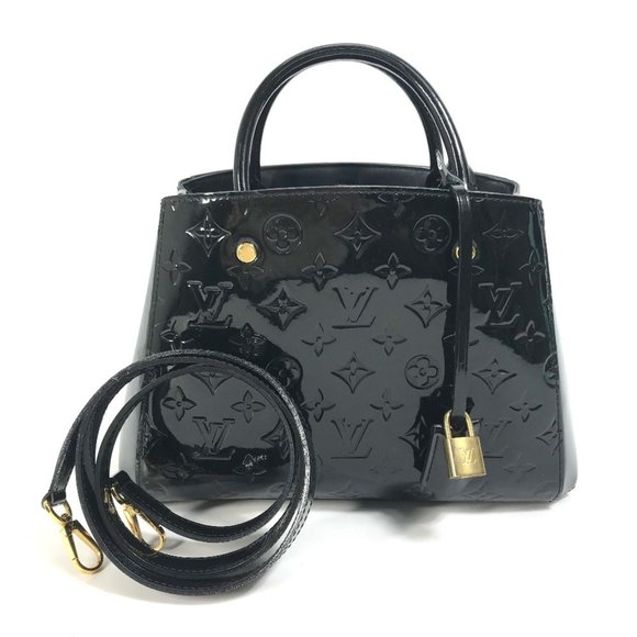 LOUIS VUITTON Black Monogram Shoulder Bag - Picture 1 of 16